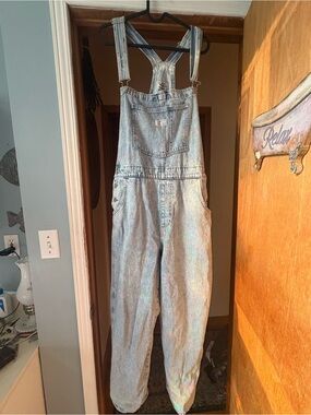 New + Long Light Wash Denim Overalls - Classic + Casual